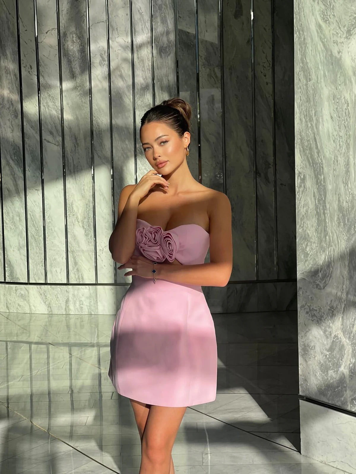 Hailey Dress- Pink