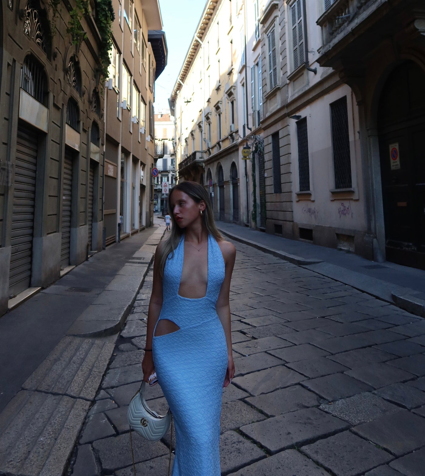 Claire Dress – Sky Blue