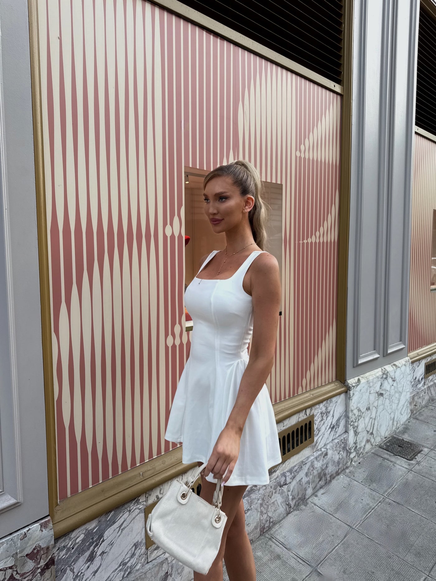 Alexis dress- White