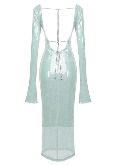 Amber dress- Sky blue