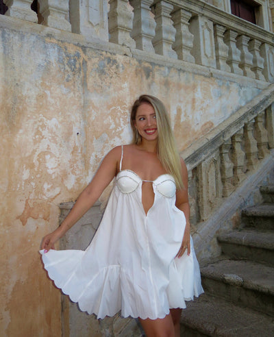 Amy Dress - White