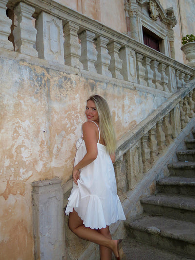 Amy Dress - White
