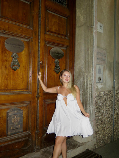 Amy Dress - White