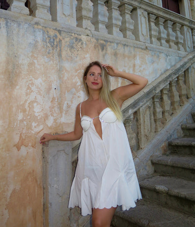 Amy Dress - White