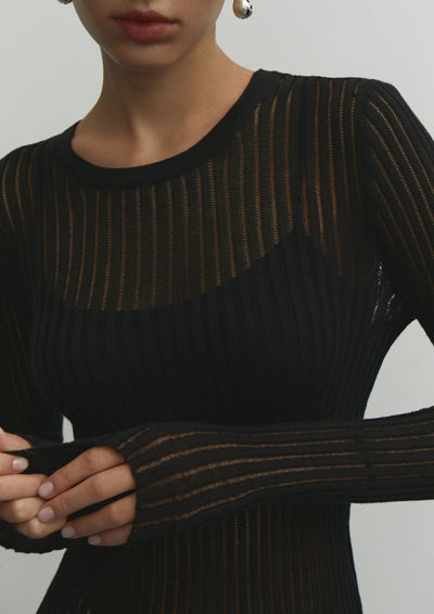 Isabel Knit-Black