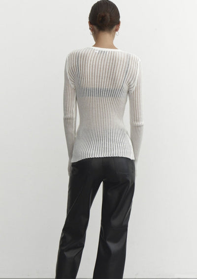 Isabel Knit- White