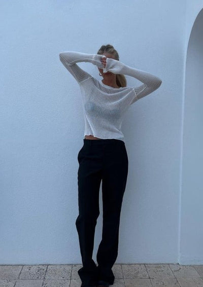 Isabel Knit- White